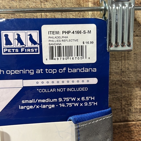 Philadelphia Phillies reversible reflective bandana - Picture 4 of 4